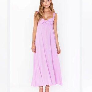 Show me your MUMU purple Penelope dress
